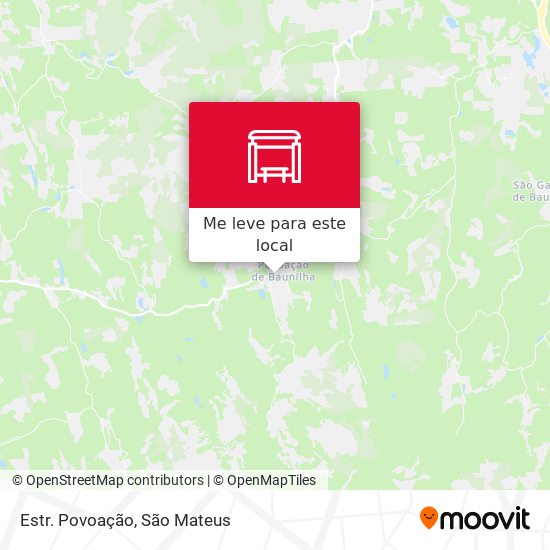 Estr. Povoação mapa