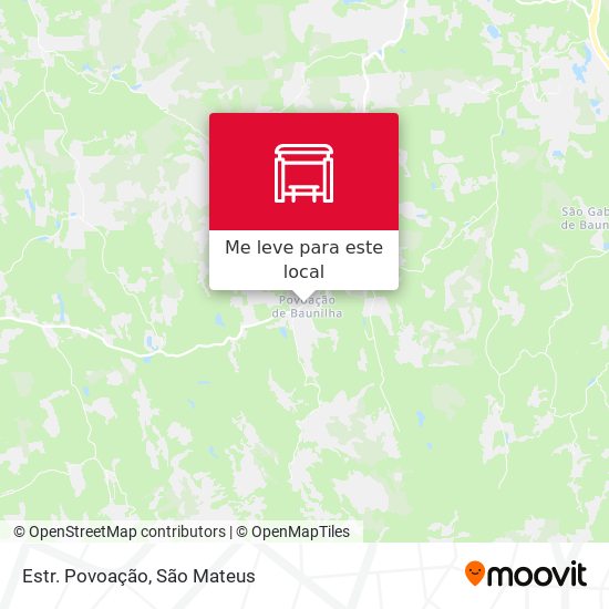 Estr. Povoação mapa