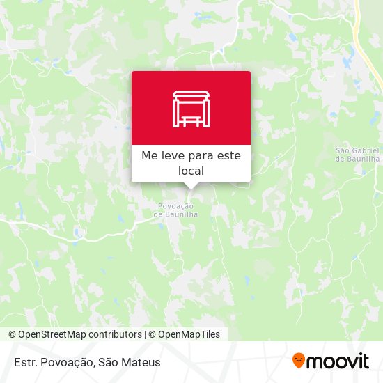 Estr. Povoação mapa