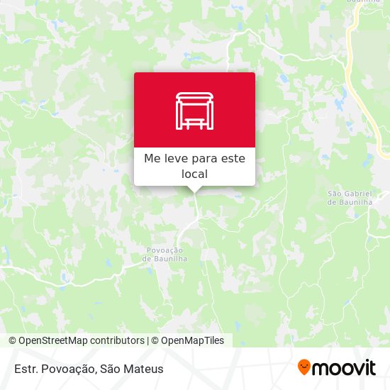 Estr. Povoação mapa