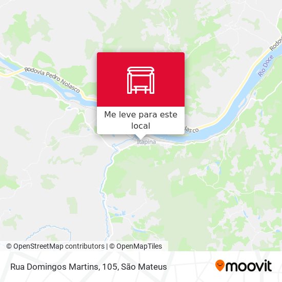 Rua Domingos Martins, 105 mapa