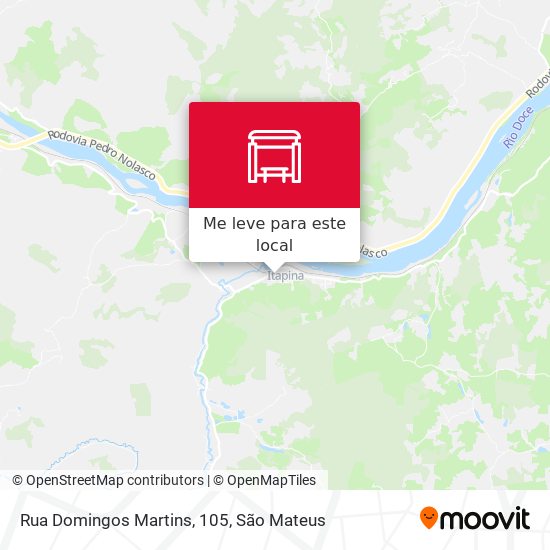 Rua Domingos Martins, 105 mapa