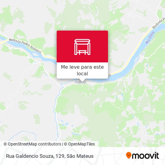 Rua Galdencio Souza, 129 mapa