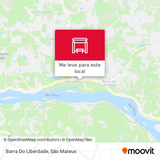 Barra Do Liberdade mapa