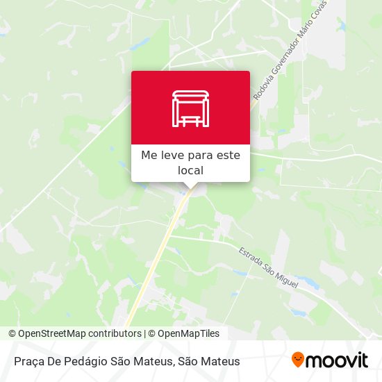 Praça De Pedágio São Mateus mapa