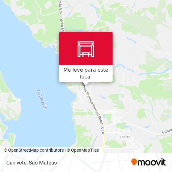 Canivete mapa