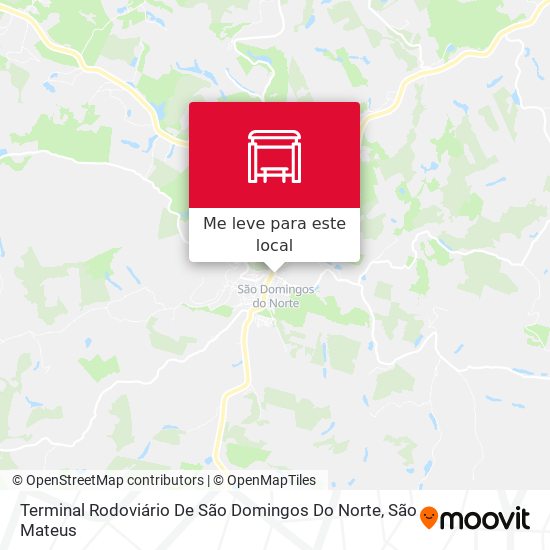 Terminal Rodoviário De São Domingos Do Norte mapa