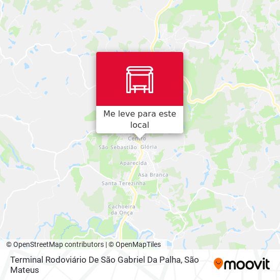Terminal Rodoviário De São Gabriel Da Palha mapa