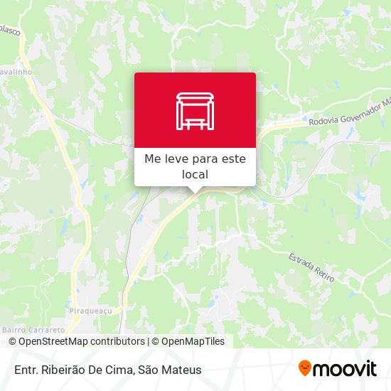Entr. Ribeirão De Cima mapa