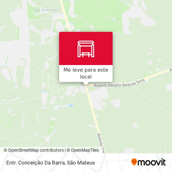 Entr. Conceição Da Barra mapa