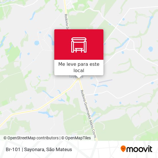 Br-101 | Sayonara mapa