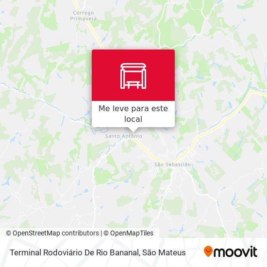 Terminal Rodoviário De Rio Bananal mapa