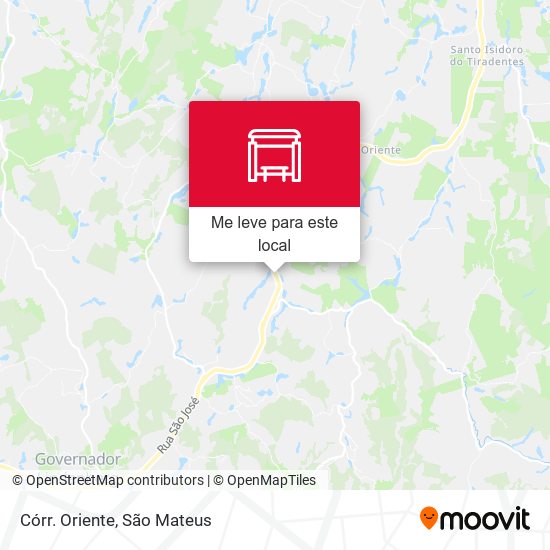 Córr. Oriente mapa