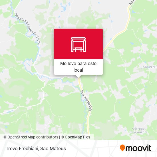 Trevo Frechiani mapa