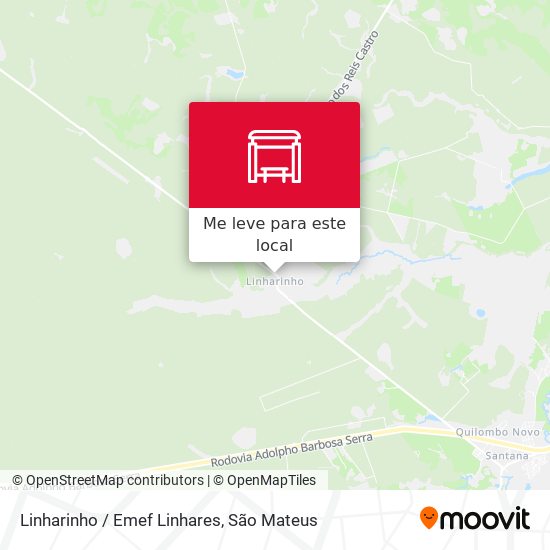 Linharinho / Emef Linhares mapa