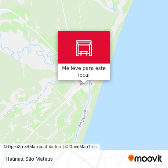Itaúnas mapa