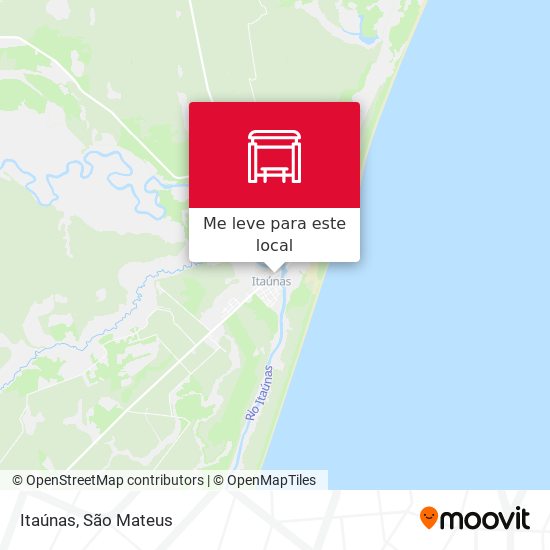 Itaúnas mapa