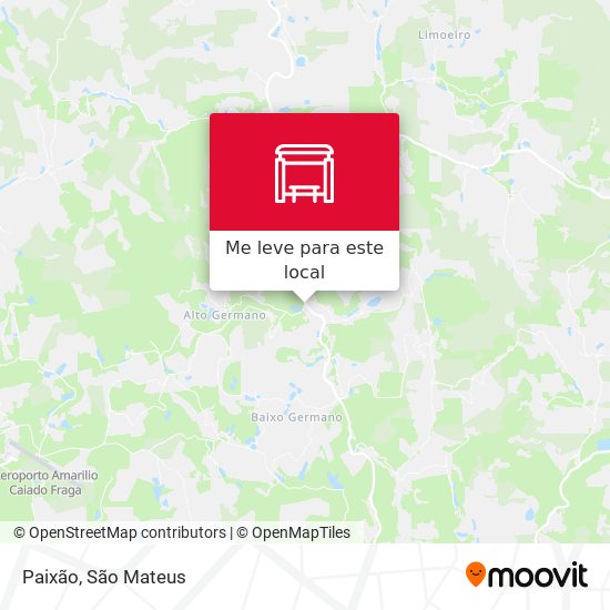 Paixão mapa