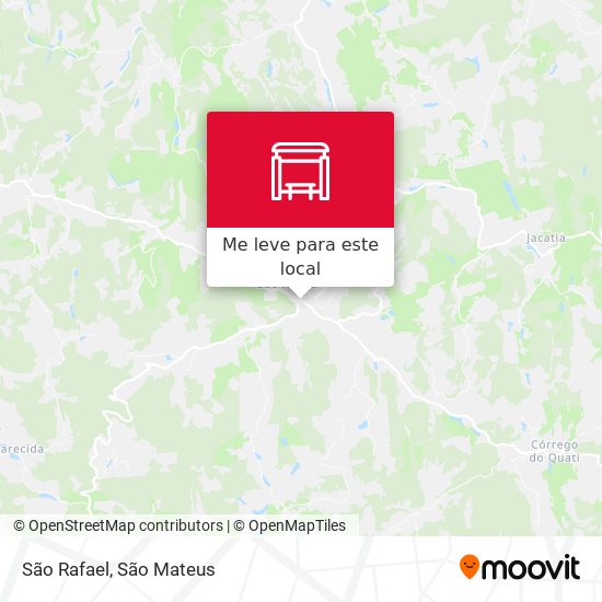 São Rafael mapa