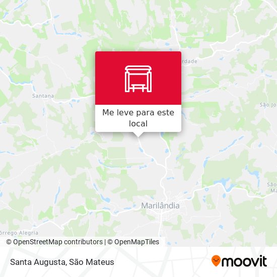 Santa Augusta mapa