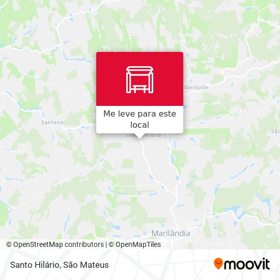 Santo Hilário mapa