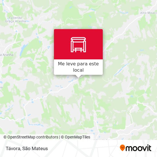Távora mapa