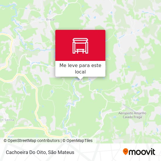 Cachoeira Do Oito mapa