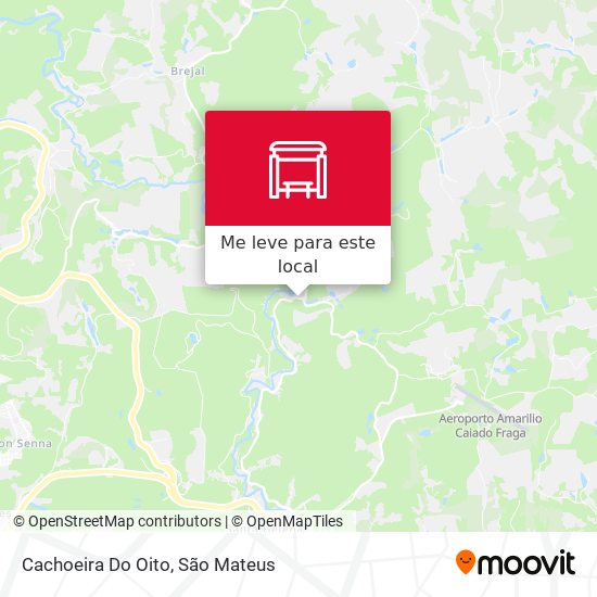 Cachoeira Do Oito mapa
