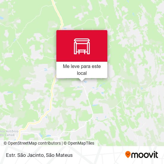 Estr. São Jacinto mapa