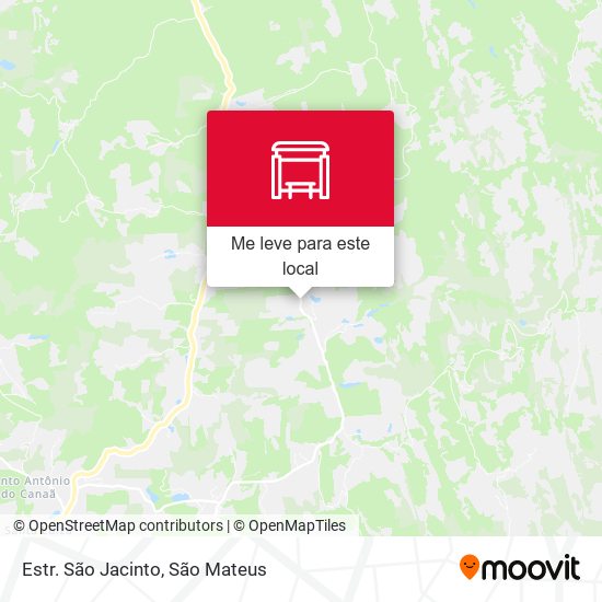 Estr. São Jacinto mapa
