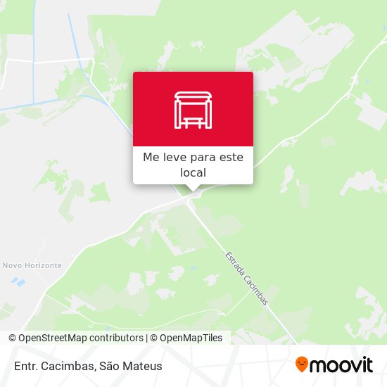 Entr. Cacimbas mapa