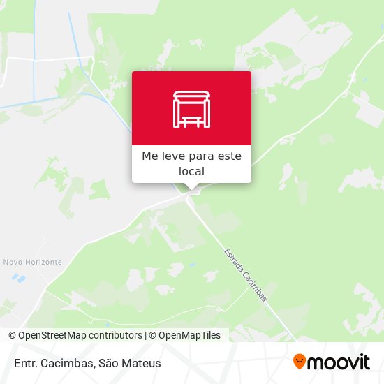 Entr. Cacimbas mapa