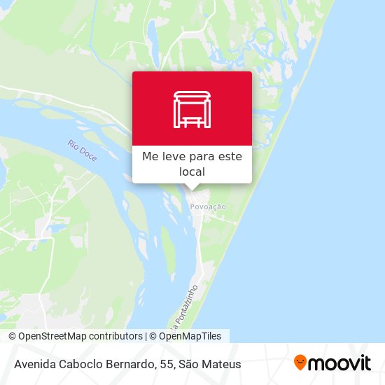 Avenida Caboclo Bernardo, 55 mapa