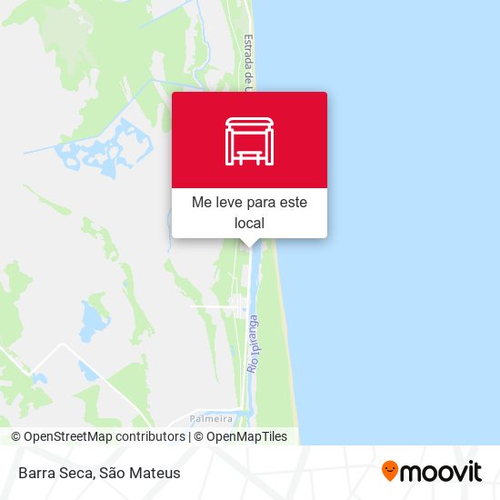 Barra Seca mapa