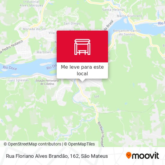 Rua Floriano Alves Brandão, 162 mapa