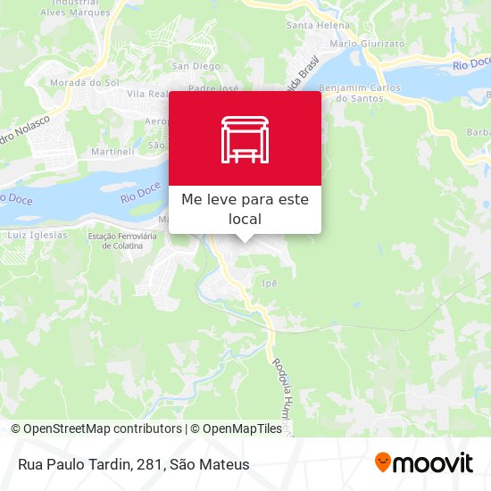 Rua Paulo Tardin, 281 mapa
