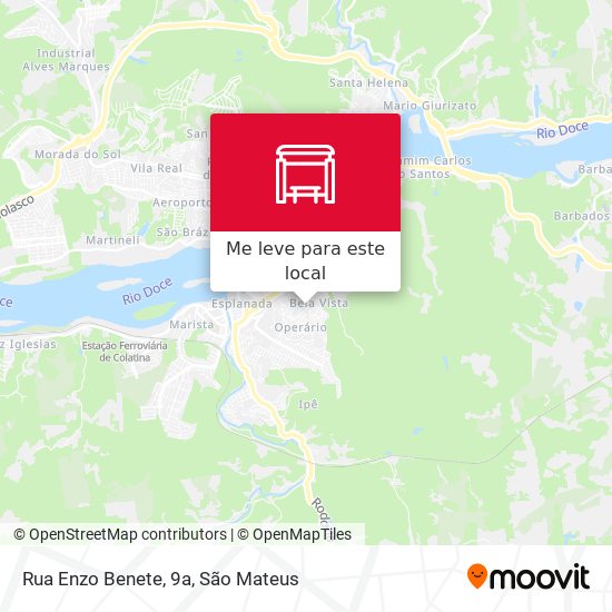 Rua Enzo Benete, 9a mapa