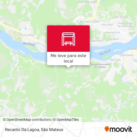 Recanto Da Lagoa mapa