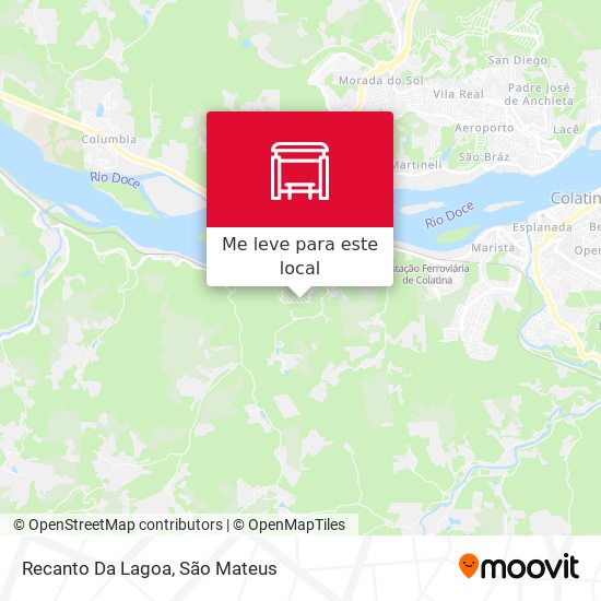 Recanto Da Lagoa mapa