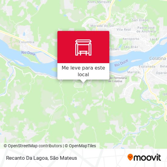 Recanto Da Lagoa mapa