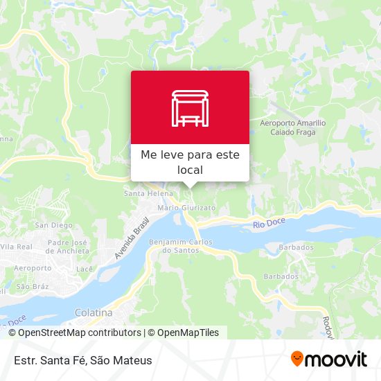 Estr. Santa Fé mapa