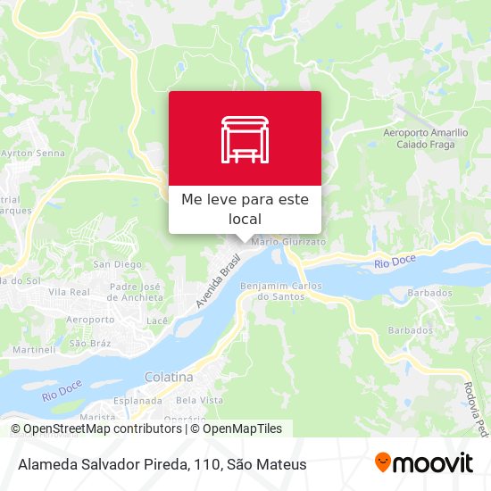 Alameda Salvador Pireda, 110 mapa