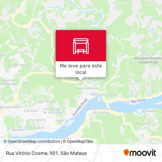 Rua Vitório Cosme, 901 mapa