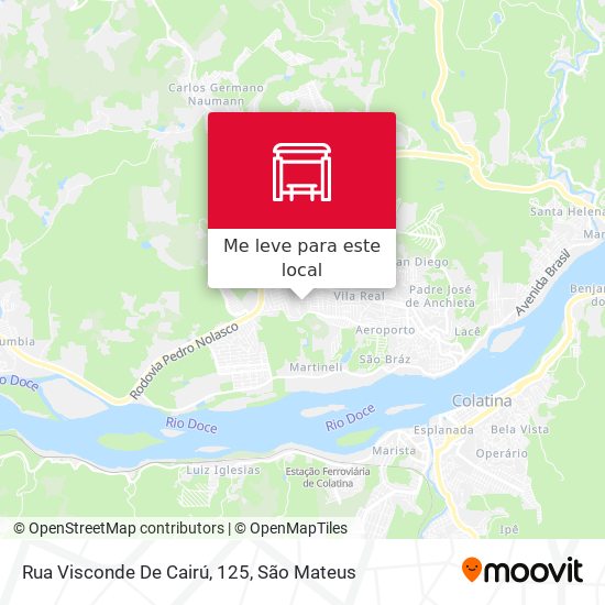 Rua Visconde De Cairú, 125 mapa