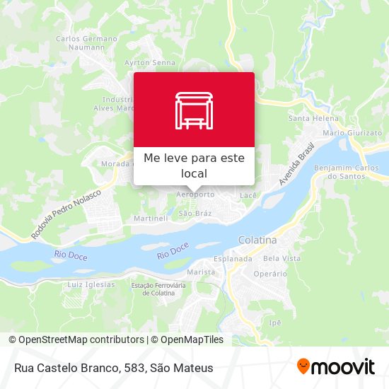 Rua Castelo Branco, 583 mapa