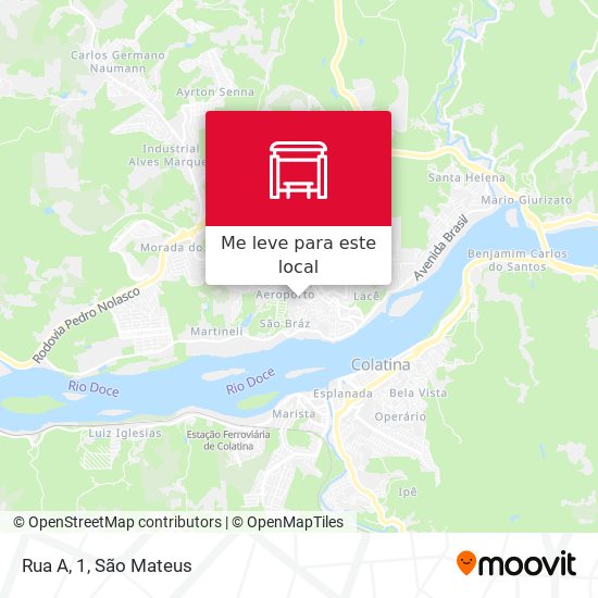 Rua A, 1 mapa