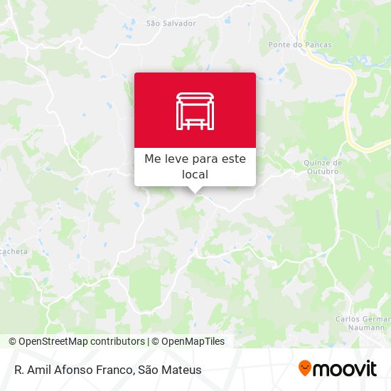R. Amil Afonso Franco mapa