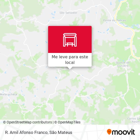 R. Amil Afonso Franco mapa