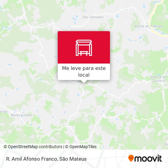 R. Amil Afonso Franco mapa
