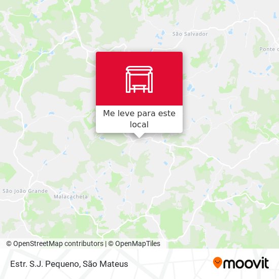 Estr. S.J. Pequeno mapa